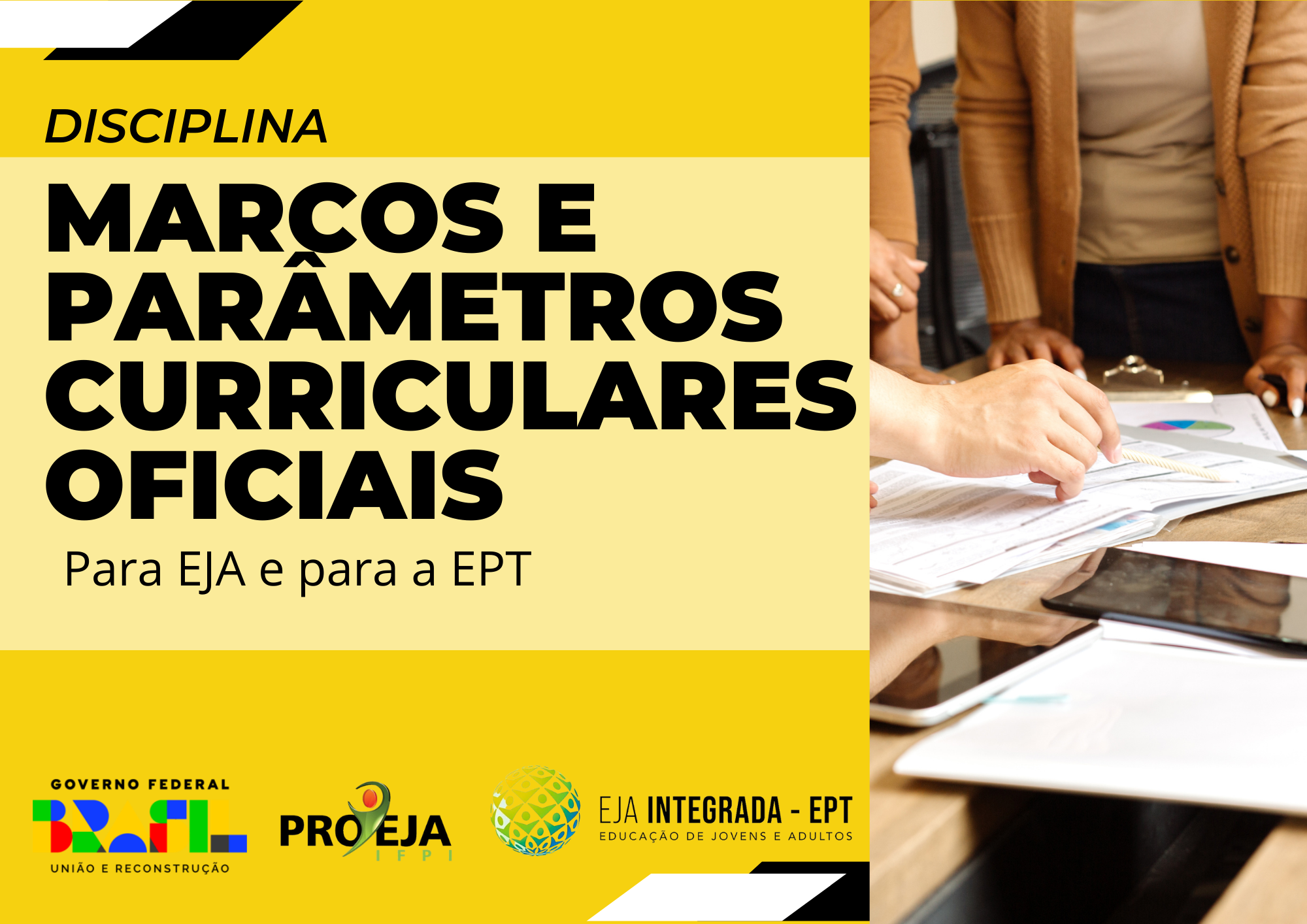 [20231.1.11AEP.1E.APF.0014 20218] Marcos e Parâmetros Curriculares Oficiais para a EJA e para a EPT