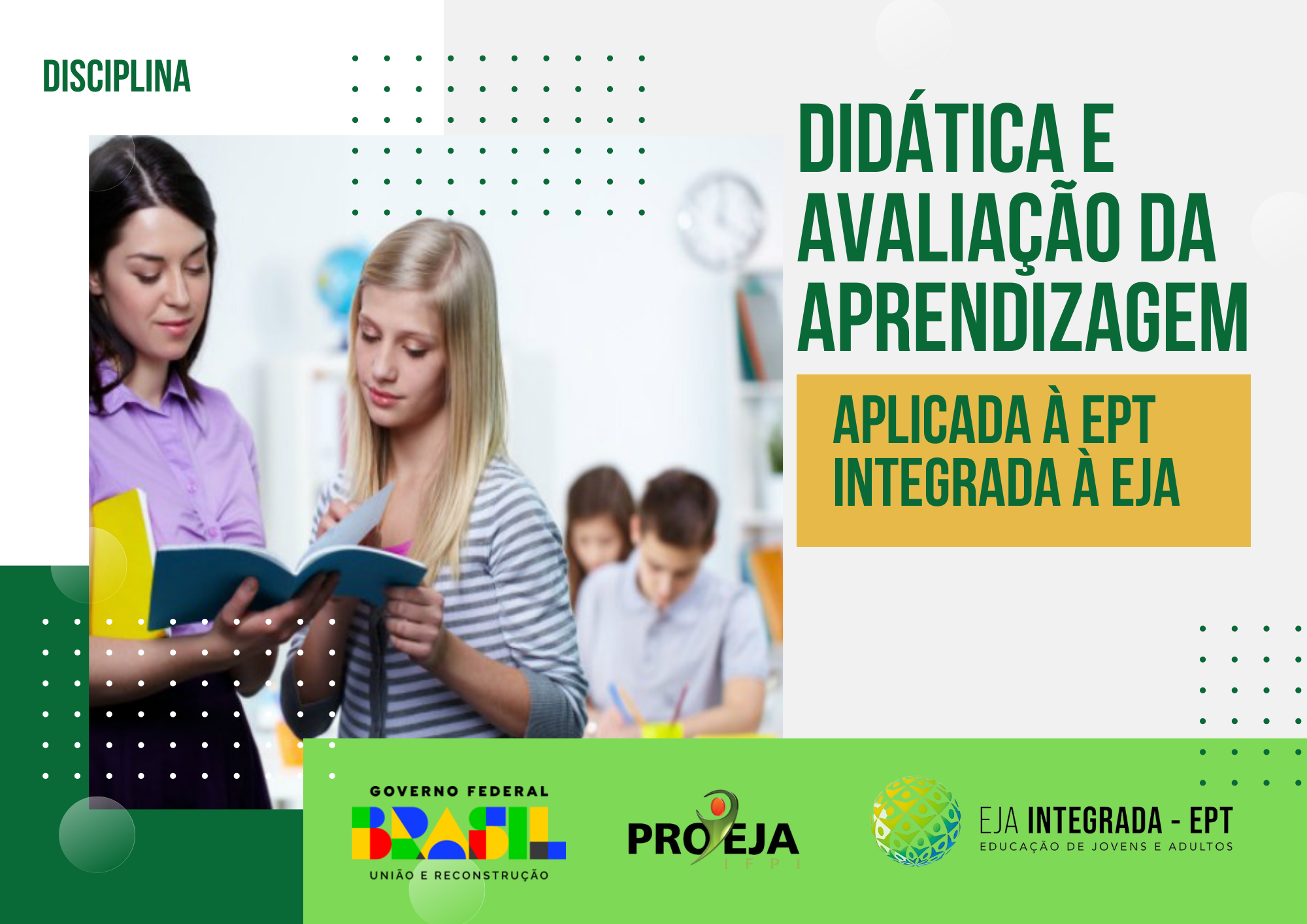 [20231.1.11AEP.1E.APF.0017 20221] Didática e Avaliação da Aprendizagem Aplicada à EPT Integrada à EJA