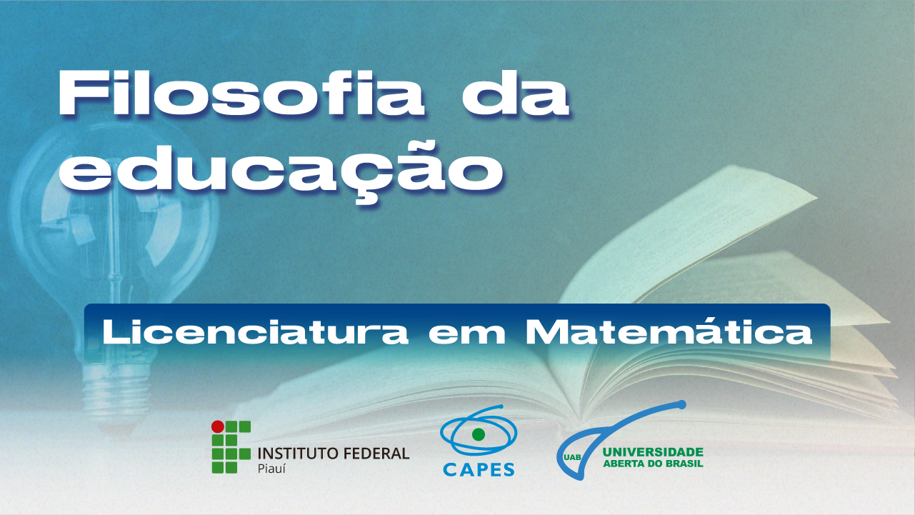 [20231.1.11LMTD.1E.LIC.1848 20498] FILOSOFIA DA EDUCAÇÃO