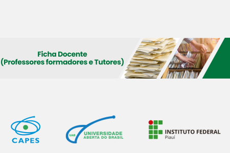 Envio de Ficha Docente (Professores formadores e Tutores)